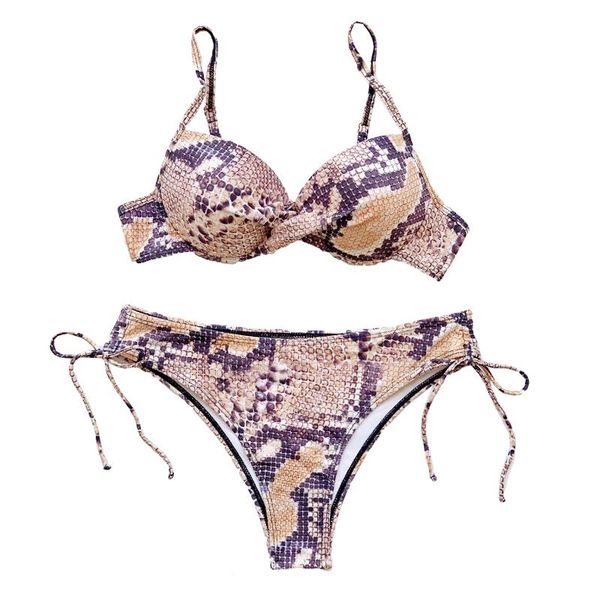 women's swimwear quanss snake print underwire push up tanga bikini women swimsuit two piece set summer beachwear swimming bathing suit, White;black
women's swimwear quanss snake print underwire push up tanga bikini women swimsuit two piece set summer beachwear swimming bathing suit, White;black