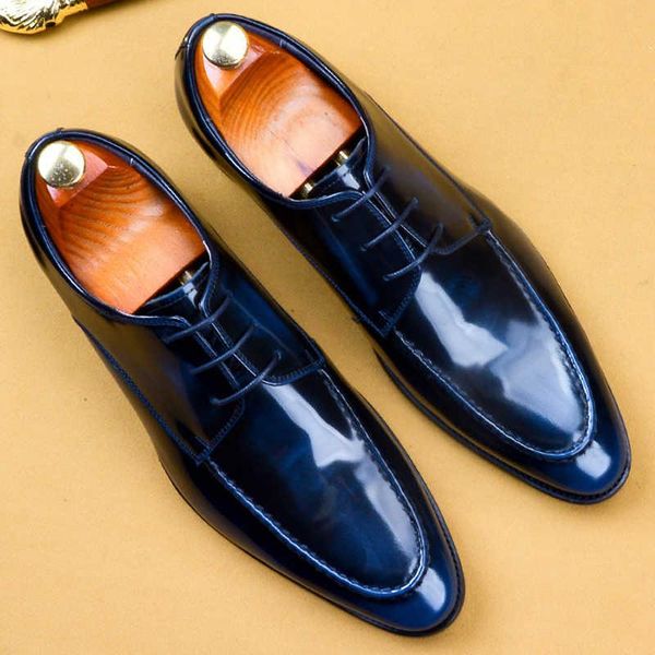 dress shoes lacing patent leather formal men blue brogue british oxford genuine pointed toe wedding, Black
dress shoes lacing patent leather formal men blue brogue british oxford genuine pointed toe wedding, Black