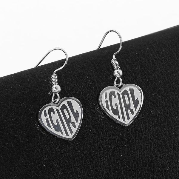 dangle & chandelier igirl heart earrings women girl charm stainless steel eardrop trendy jewelry silver color party accessories
dangle & chandelier igirl heart earrings women girl charm stainless steel eardrop trendy jewelry silver color party accessories