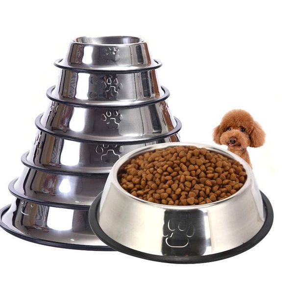 dog bowls & feeders stainless steel anti-slip pet bowl non skid cat puppy dish travel water plate feed
dog bowls & feeders stainless steel anti-slip pet bowl non skid cat puppy dish travel water plate feed