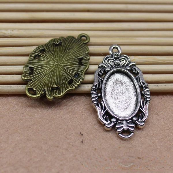 charms factory direct diy manual explosion side hanging time gem base necklace charm pendant alloy oval 14x10m jewelry accessories, Bronze;silver
charms factory direct diy manual explosion side hanging time gem base necklace charm pendant alloy oval 14x10m jewelry accessories, Bronze;silver