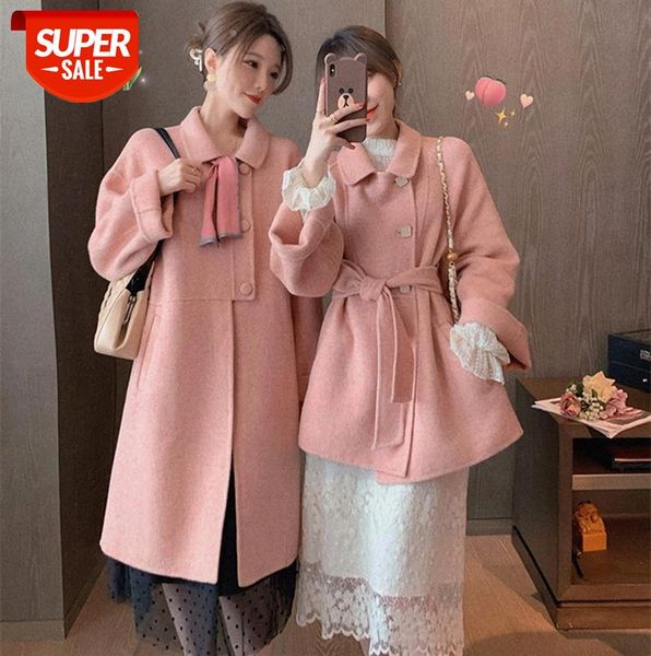 vintage cashmere korean style small woolen coat women's loose mid-length #aj16, Black;gray
vintage cashmere korean style small woolen coat women's loose mid-length #aj16, Black;gray