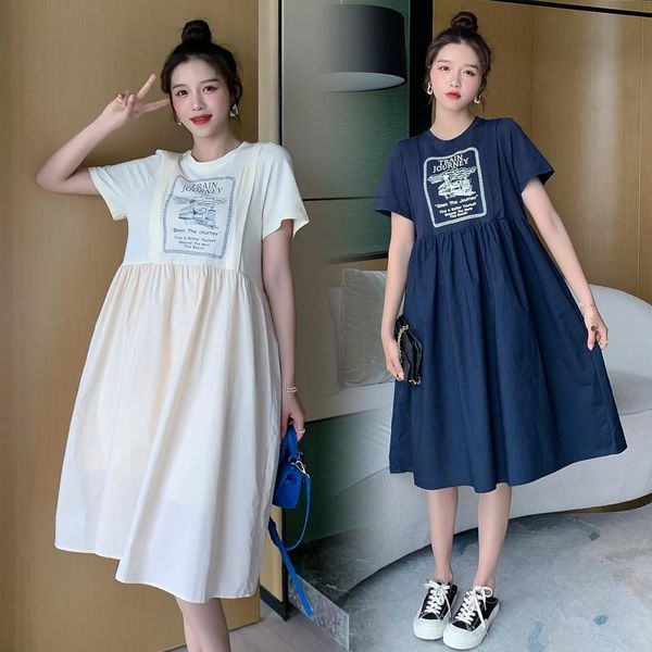 maternity dresses 97228# clothes summer cotton short sleeves loose stylish a line dress pregnant women mom, White
maternity dresses 97228# clothes summer cotton short sleeves loose stylish a line dress pregnant women mom, White