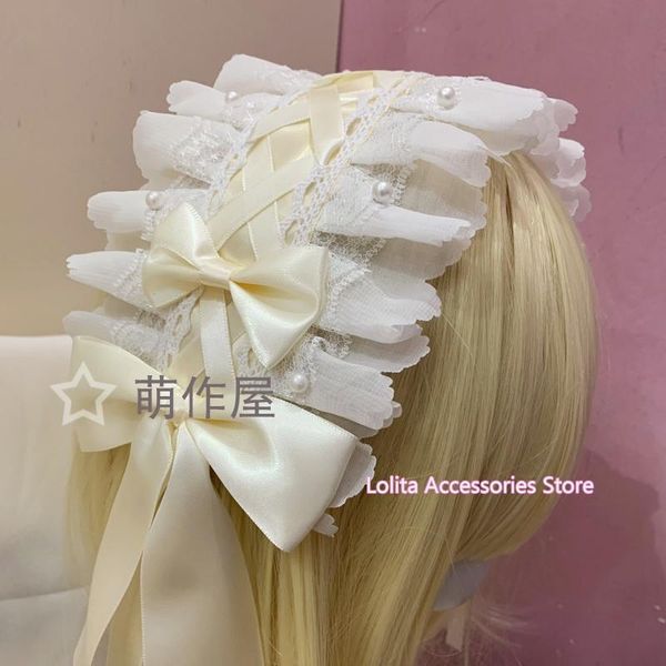 party masks lolita hair accessories daily lo niang kc headdress hand made fairy soft girl cute lace bow bead band hairpin
party masks lolita hair accessories daily lo niang kc headdress hand made fairy soft girl cute lace bow bead band hairpin