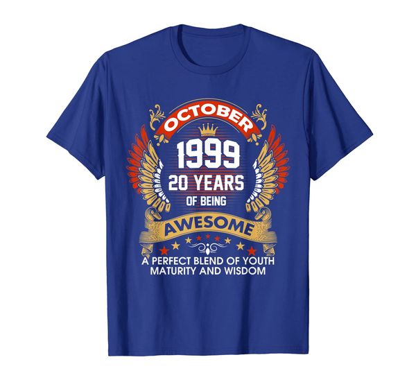 Made In OCTOBER 1999 20 Years Of Being Awesome T-Shirt, Mainly pictures 
Made In OCTOBER 1999 20 Years Of Being Awesome T-Shirt, Mainly pictures