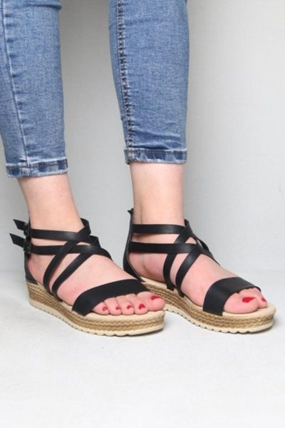 sandals women wrist cross arched, Black
sandals women wrist cross arched, Black