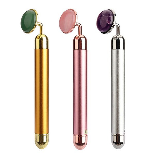 wholesale face lifting firming tool jade roller vibrating massager rose quartz 24k gold energy beauty bar
wholesale face lifting firming tool jade roller vibrating massager rose quartz 24k gold energy beauty bar