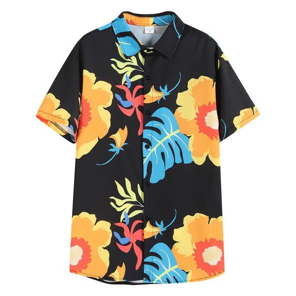 men's casual shirts print summer sell beach shirt fashion short sleeve floral loose hawaiian, White;black
men's casual shirts print summer sell beach shirt fashion short sleeve floral loose hawaiian, White;black