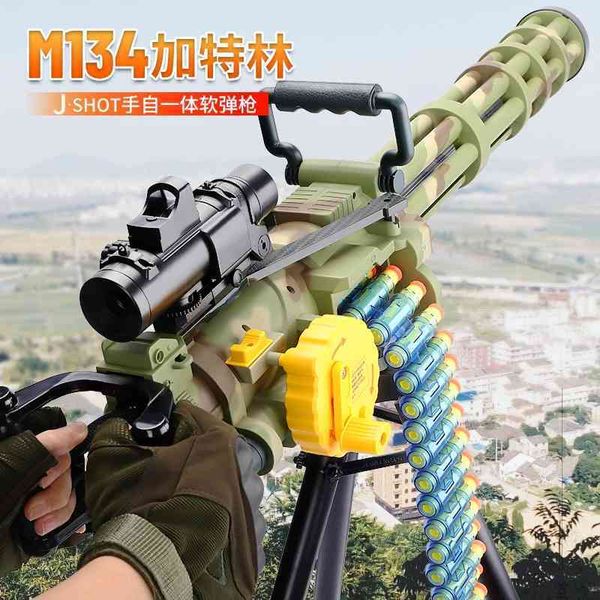 jianfeng camouflage gatling machine simulation mechanism electric continuous fire children's toy bullet little boy soft egg gun
jianfeng camouflage gatling machine simulation mechanism electric continuous fire children's toy bullet little boy soft egg gun