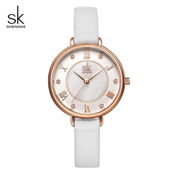 wristwatches shengke women watches creative simple dial ladies quartz wrist watch clock bayan kol saati relogio feminino #k9002, Slivery;brown
wristwatches shengke women watches creative simple dial ladies quartz wrist watch clock bayan kol saati relogio feminino #k9002, Slivery;brown