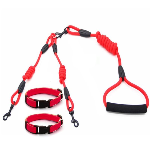 dog collars & leashes hkml double pet leash safe walking training for 2 dogs nylon size s/m 5 colors drop
dog collars & leashes hkml double pet leash safe walking training for 2 dogs nylon size s/m 5 colors drop