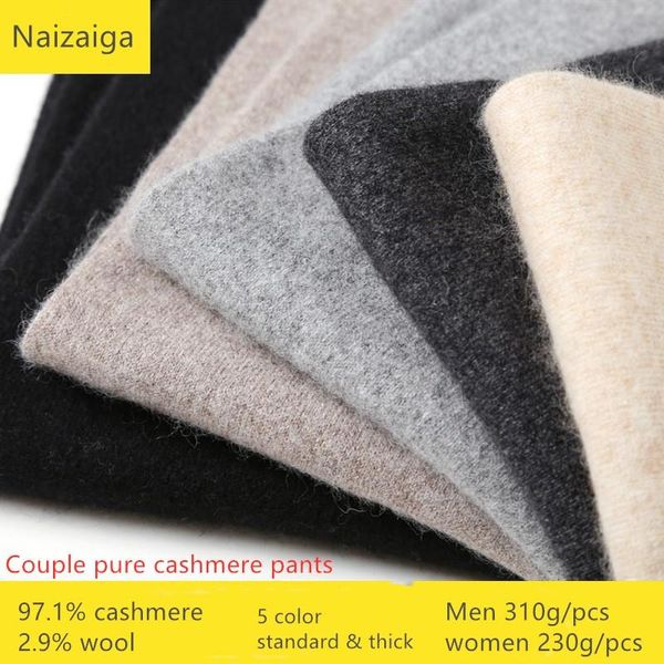 women's leggings naizaiga 100% cashmere cable women pants men thick warm , jxy1, Black
women's leggings naizaiga 100% cashmere cable women pants men thick warm , jxy1, Black