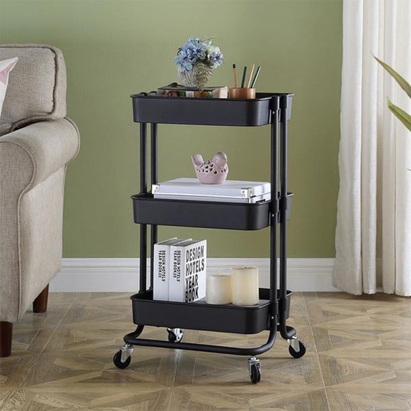 hooks & rails 3-tier rolling utility cart trolley storage with lockable wheel handle shelf organizer for kitchen bathroo
hooks & rails 3-tier rolling utility cart trolley storage with lockable wheel handle shelf organizer for kitchen bathroo