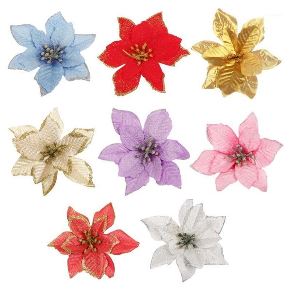 christmas decorations 30 pieces glitter tree ornaments artificial wedding poinsettia flowers for wr
christmas decorations 30 pieces glitter tree ornaments artificial wedding poinsettia flowers for wr
