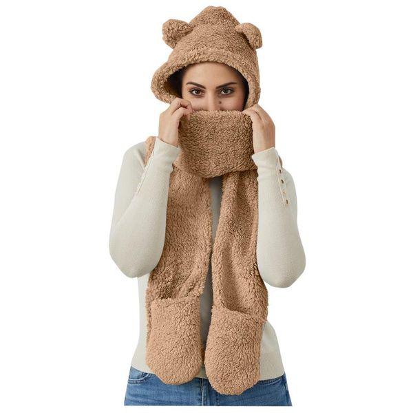 winter warm women hoodie gloves pocket earflap hat long scarf shawl snood wraps cuello niña scarves, Blue;gray
winter warm women hoodie gloves pocket earflap hat long scarf shawl snood wraps cuello niña scarves, Blue;gray