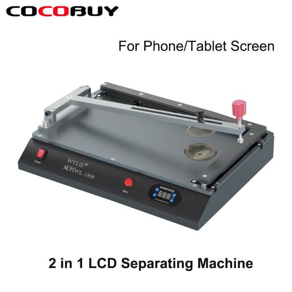 power tool sets wl-1808 lcd screen separator machine for /tablet max 15inch desoldering station mobile frame removal repair
power tool sets wl-1808 lcd screen separator machine for /tablet max 15inch desoldering station mobile frame removal repair