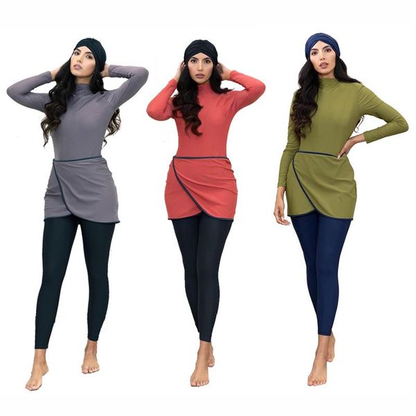 swim wear muslim swimwear women modest islamic swimming clothes hijab long sleeves sport swimsuit 3pcs burkinis bathing suit lady xl
swim wear muslim swimwear women modest islamic swimming clothes hijab long sleeves sport swimsuit 3pcs burkinis bathing suit lady xl