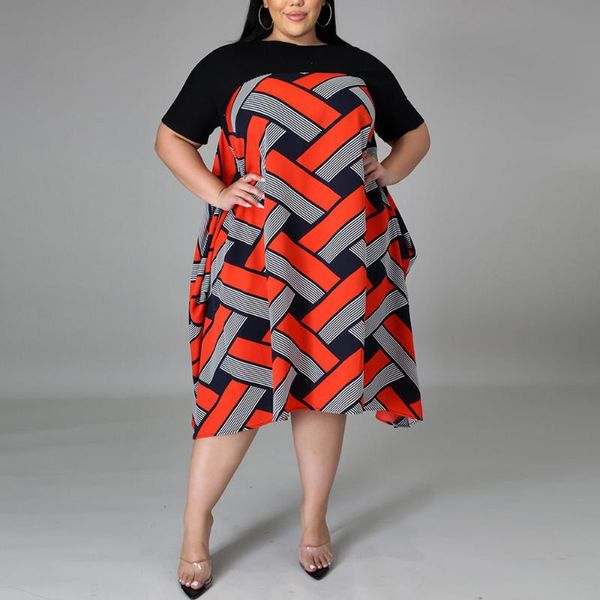 casual dresses 2021 summer dress for big women 4xl 5xl large geometrical printed loose fashion elegant evening night party vestidos, Black;gray
casual dresses 2021 summer dress for big women 4xl 5xl large geometrical printed loose fashion elegant evening night party vestidos, Black;gray