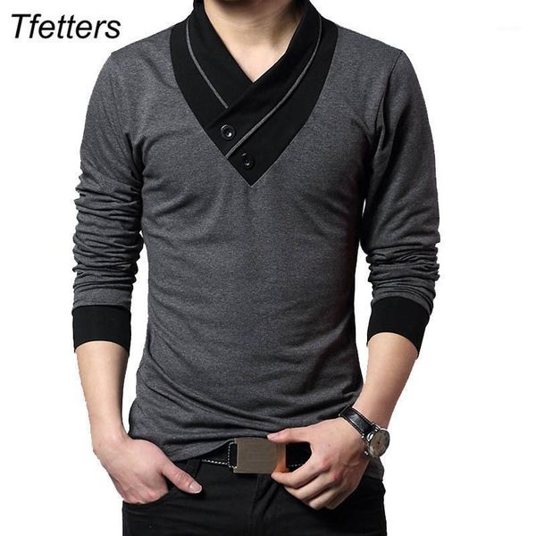 fashion tfetters brand autumn t-shirt men patchwork v-neck long sleeve slim fit cotton plus size 4xl1, White;black
fashion tfetters brand autumn t-shirt men patchwork v-neck long sleeve slim fit cotton plus size 4xl1, White;black