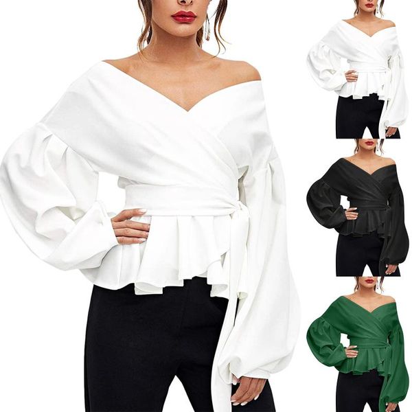 women's blouses & shirts fashion bandage ruffles silk blouse autumn v-neck female women long sleeve shirt blusas femininas clothin, White
women's blouses & shirts fashion bandage ruffles silk blouse autumn v-neck female women long sleeve shirt blusas femininas clothin, White