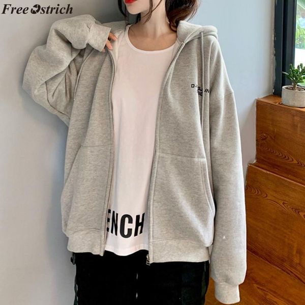 women's jackets sagace zipper hoodies women large size leisure letter printed long sleeve hooded womens pullover soft cotton ladies swe, Black;brown
women's jackets sagace zipper hoodies women large size leisure letter printed long sleeve hooded womens pullover soft cotton ladies swe, Black;brown