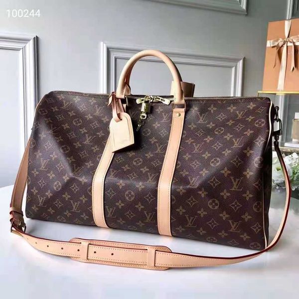 designers handbag duffel bags 45cm 55cm luxury large capacity travel sale women men genuine leather shoulder fashion bag carry rivets with l
designers handbag duffel bags 45cm 55cm luxury large capacity travel sale women men genuine leather shoulder fashion bag carry rivets with l