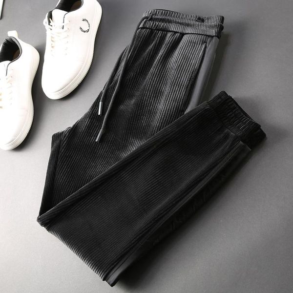 men's pants jsbd heavy recommended high-end velvet with plush and thick stitching corduroy men slim bottom slacks, Black
men's pants jsbd heavy recommended high-end velvet with plush and thick stitching corduroy men slim bottom slacks, Black