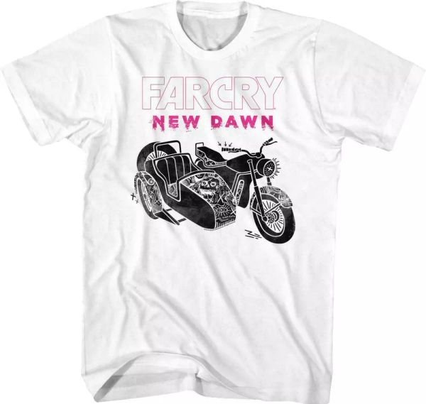 far cry sidecar new dawn t shirt licensed video game classic gamer tee white, White;black
far cry sidecar new dawn t shirt licensed video game classic gamer tee white, White;black