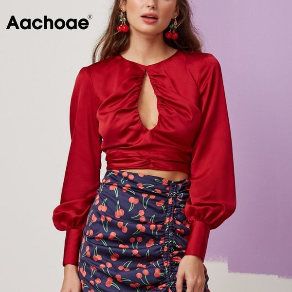 aachoae women chic stylish party blouse hollow out holiday beach shirt female bow tie fashion lady short blusas mujer 210413, White
aachoae women chic stylish party blouse hollow out holiday beach shirt female bow tie fashion lady short blusas mujer 210413, White