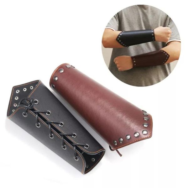 punk braided wristband simple armband leather wide archery riding sports protective gear elbow & knee pads, Black;gray
punk braided wristband simple armband leather wide archery riding sports protective gear elbow & knee pads, Black;gray