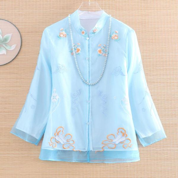 women's jackets chinese style stand collar short coat spring and summer organza small flower + cloud embroidered lady s-xxl, Black;brown
women's jackets chinese style stand collar short coat spring and summer organza small flower + cloud embroidered lady s-xxl, Black;brown