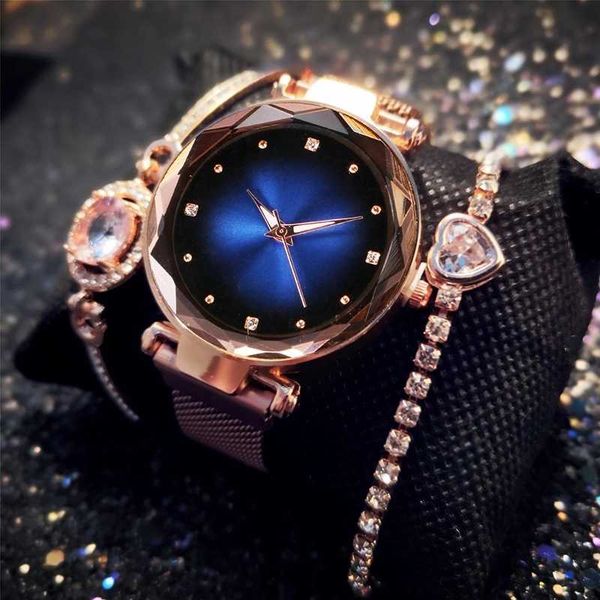 wristwatches simple ladies watch set magnetic mesh band crystal fashion watches women gifts s montre femme, Slivery;brown
wristwatches simple ladies watch set magnetic mesh band crystal fashion watches women gifts s montre femme, Slivery;brown