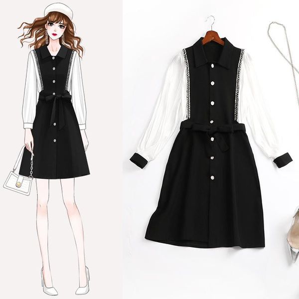 casual dresses 5xl plus size 6l long french large party women with waistline and slim dress clothes vestidos big sizes vintage for, Black;gray
casual dresses 5xl plus size 6l long french large party women with waistline and slim dress clothes vestidos big sizes vintage for, Black;gray
