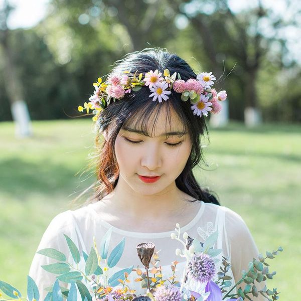 headpieces mori female department small fresh bride headdress wreath seaside holiday wedding po studio hair ornaments head flower, Silver
headpieces mori female department small fresh bride headdress wreath seaside holiday wedding po studio hair ornaments head flower, Silver