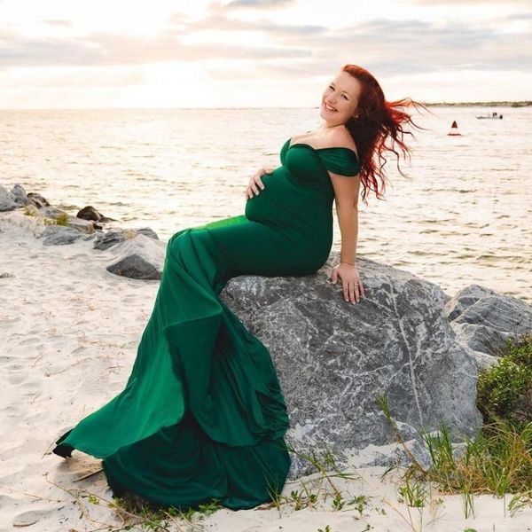 green satin maternity dresses for po shoot off the shoulder pregnancy clothes robe gowns for pography custom made size casual dresses, Black;gray
green satin maternity dresses for po shoot off the shoulder pregnancy clothes robe gowns for pography custom made size casual dresses, Black;gray