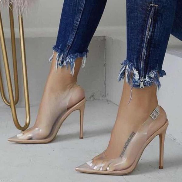 women sandals pvc buckle strap 12cm thin heels high pointed toe shoes sandalias mujer 2021 size 35-42 dress, Black
women sandals pvc buckle strap 12cm thin heels high pointed toe shoes sandalias mujer 2021 size 35-42 dress, Black