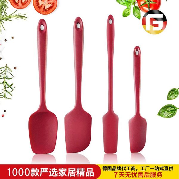 american one-piece silicone spatula four-piece jam cream mini slender handle mold baking & pastry tools
american one-piece silicone spatula four-piece jam cream mini slender handle mold baking & pastry tools