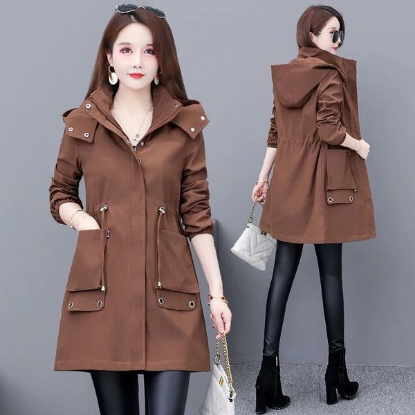 women's jackets 2021 autumn jacket long sleeve hooded windbreaker female casual basic coat outerwear plus size 5xl, Black;brown
women's jackets 2021 autumn jacket long sleeve hooded windbreaker female casual basic coat outerwear plus size 5xl, Black;brown