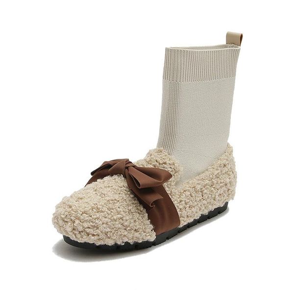 boots faux fur furry winter women mid calf snow fashion women's sock with bow shoes woman large size 10 11 booties, Black
boots faux fur furry winter women mid calf snow fashion women's sock with bow shoes woman large size 10 11 booties, Black