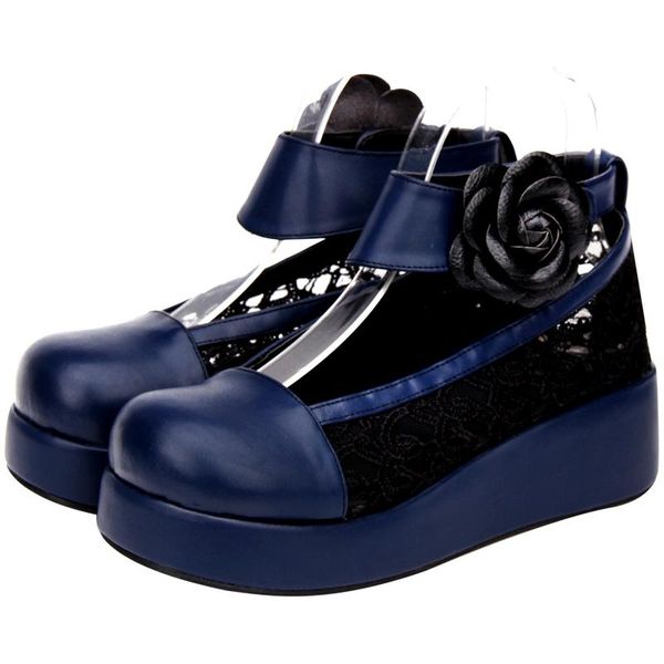 dress shoes fashion large size spring women's lolita platform girls college summer lace hollow out sweet muffin shoe sandals, Black 
dress shoes fashion large size spring women's lolita platform girls college summer lace hollow out sweet muffin shoe sandals, Black