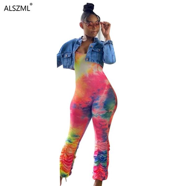 women's jumpsuits & rompers 2021 design summer women colorful tie dye print pleated long jumpsuit casual lady overalls catsuit, Black;white
women's jumpsuits & rompers 2021 design summer women colorful tie dye print pleated long jumpsuit casual lady overalls catsuit, Black;white