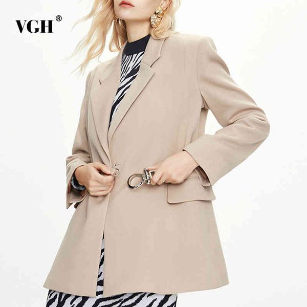 vgh office lady elegant coats for women lapel long sleeve high waist with sashes casual loose female coat fashion tide 210421, Black;brown
vgh office lady elegant coats for women lapel long sleeve high waist with sashes casual loose female coat fashion tide 210421, Black;brown
