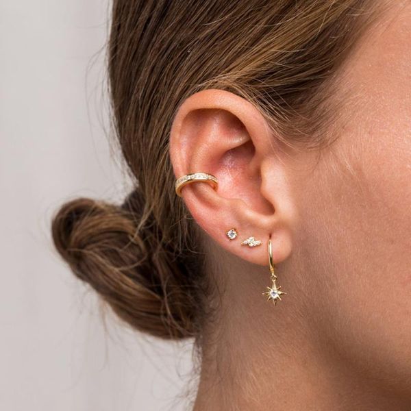 hoop & huggie chengxun minimalist dainty star dangle earrings for women girls crystal north hoops female gift, Golden;silver
hoop & huggie chengxun minimalist dainty star dangle earrings for women girls crystal north hoops female gift, Golden;silver