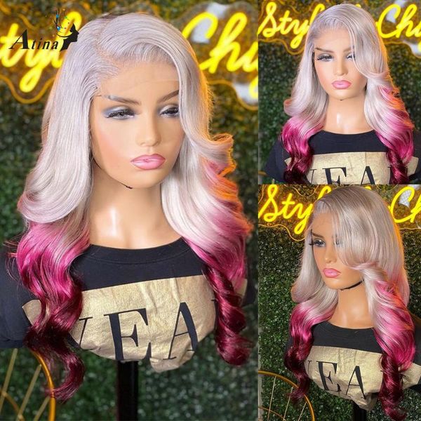 atina wavy ombre pink 99j color hd transparent lace human hair wigs 613 honey blonde burgundy bleached knots wig for black women, Black;brown
atina wavy ombre pink 99j color hd transparent lace human hair wigs 613 honey blonde burgundy bleached knots wig for black women, Black;brown