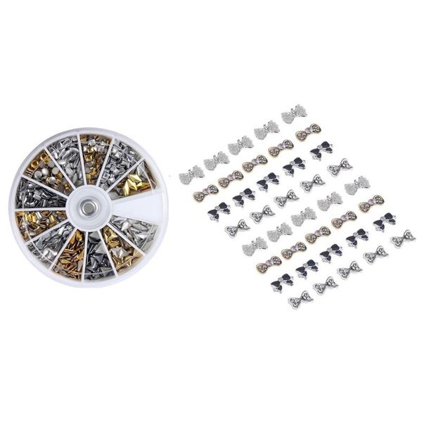 nail art decorations 600 pcs different studs gold & silver stud wheel manicure 40pcs tip mix color pattern bowknot, Silver;gold
nail art decorations 600 pcs different studs gold & silver stud wheel manicure 40pcs tip mix color pattern bowknot, Silver;gold