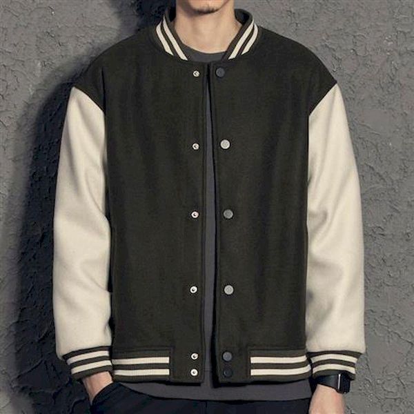 men's jackets vintage baseball jacket men splicing autumn winter cardigan casual loose male basic streetwear korean style preppy clothe, Black;brown
men's jackets vintage baseball jacket men splicing autumn winter cardigan casual loose male basic streetwear korean style preppy clothe, Black;brown