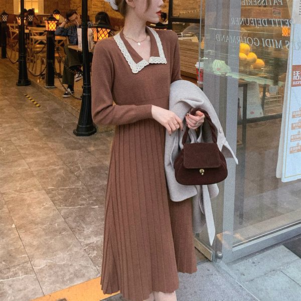 dresses winter knitted women office elegant sweater female long sleeve v-neck spring party one piece dress korean cute, Black;gray
dresses winter knitted women office elegant sweater female long sleeve v-neck spring party one piece dress korean cute, Black;gray