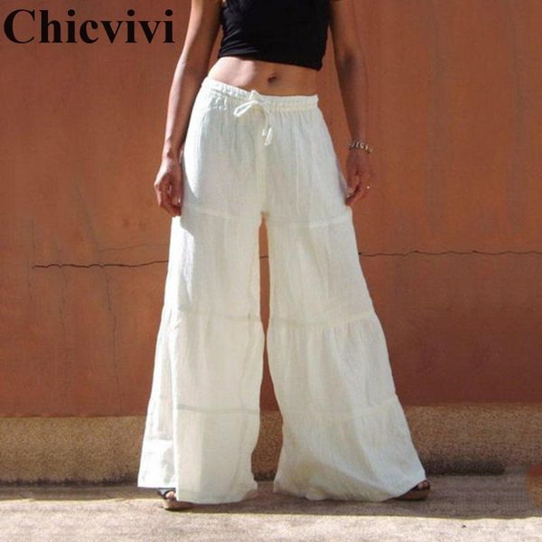 women pants casual linen plus size woman wide leg pant fashionable solid elastic waist thousers clothes for autumn women's & capris, Black;white
women pants casual linen plus size woman wide leg pant fashionable solid elastic waist thousers clothes for autumn women's & capris, Black;white