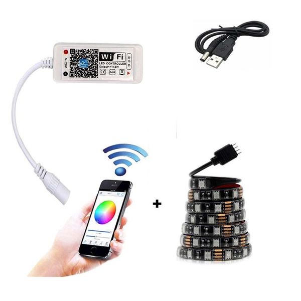 strips 5v usb strip l smd rgb charger lights dc cable wifi control 
strips 5v usb strip l smd rgb charger lights dc cable wifi control