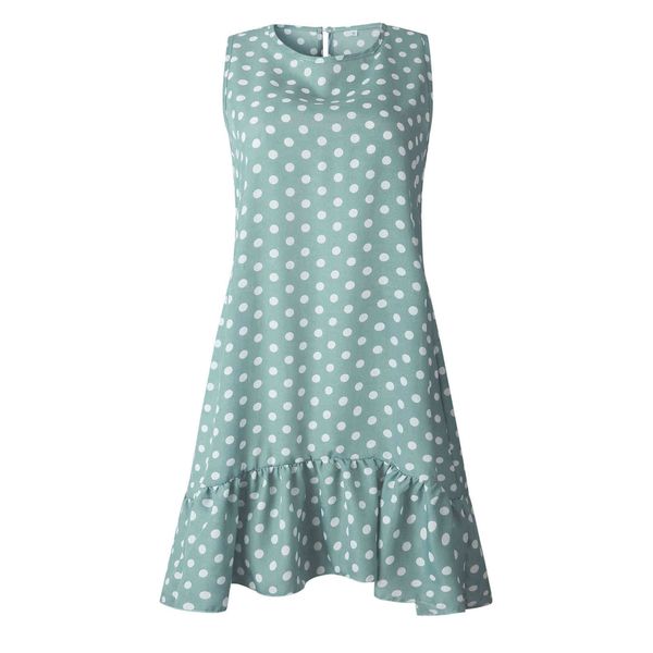 factoryr3jd factoryxid1 large 2019 summer printed ruffle women's loose dot dress, White;black
factoryr3jd factoryxid1 large 2019 summer printed ruffle women's loose dot dress, White;black